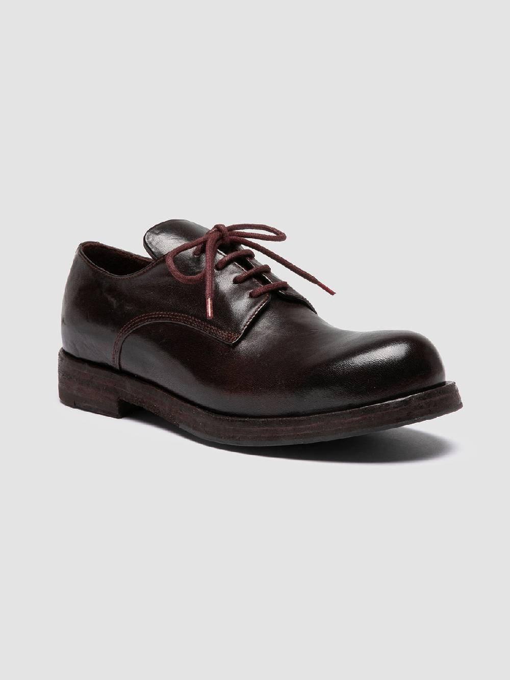Officine Creative BULLA DD 301 Derby in Pelle Marrone Affare Del Giorno