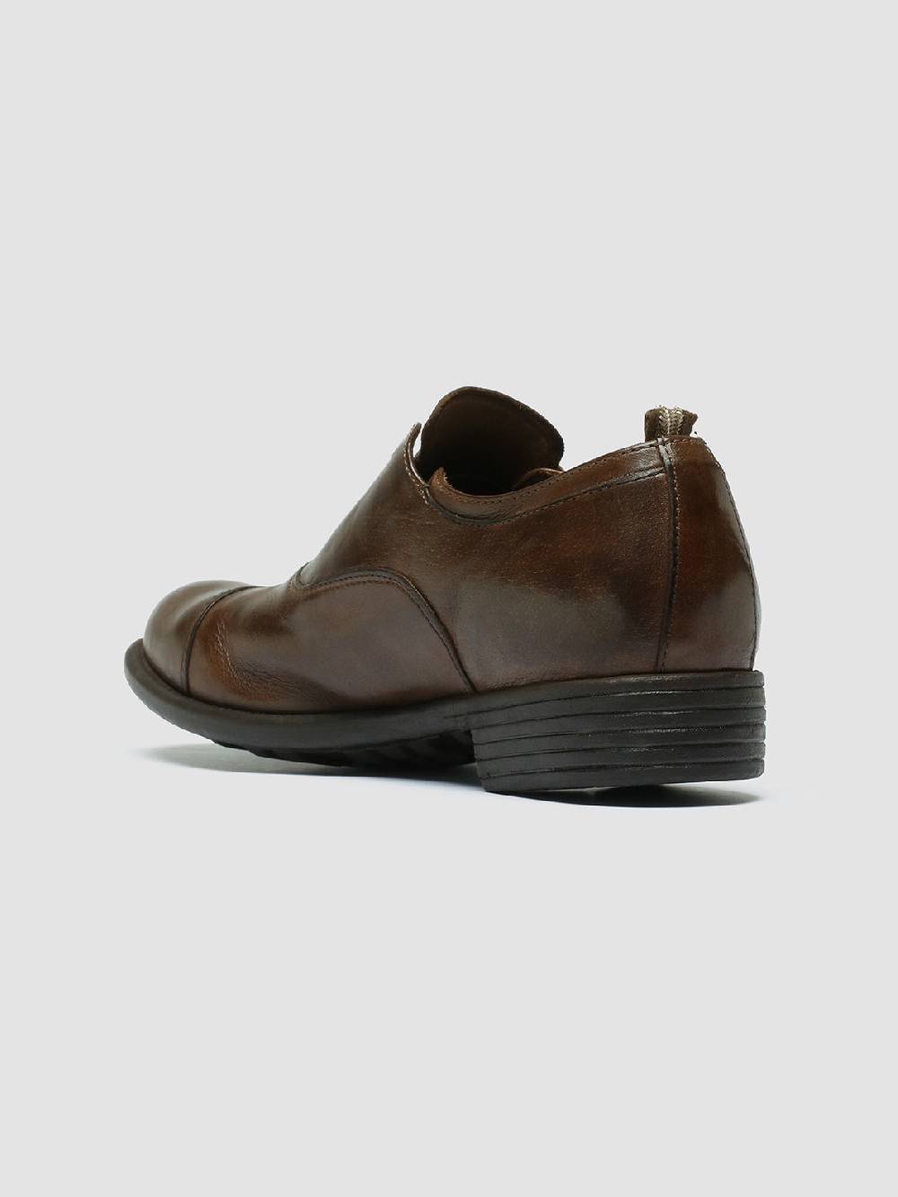 Officine Creative CALIXTE 003 Oxford in Pelle Marrone Presa