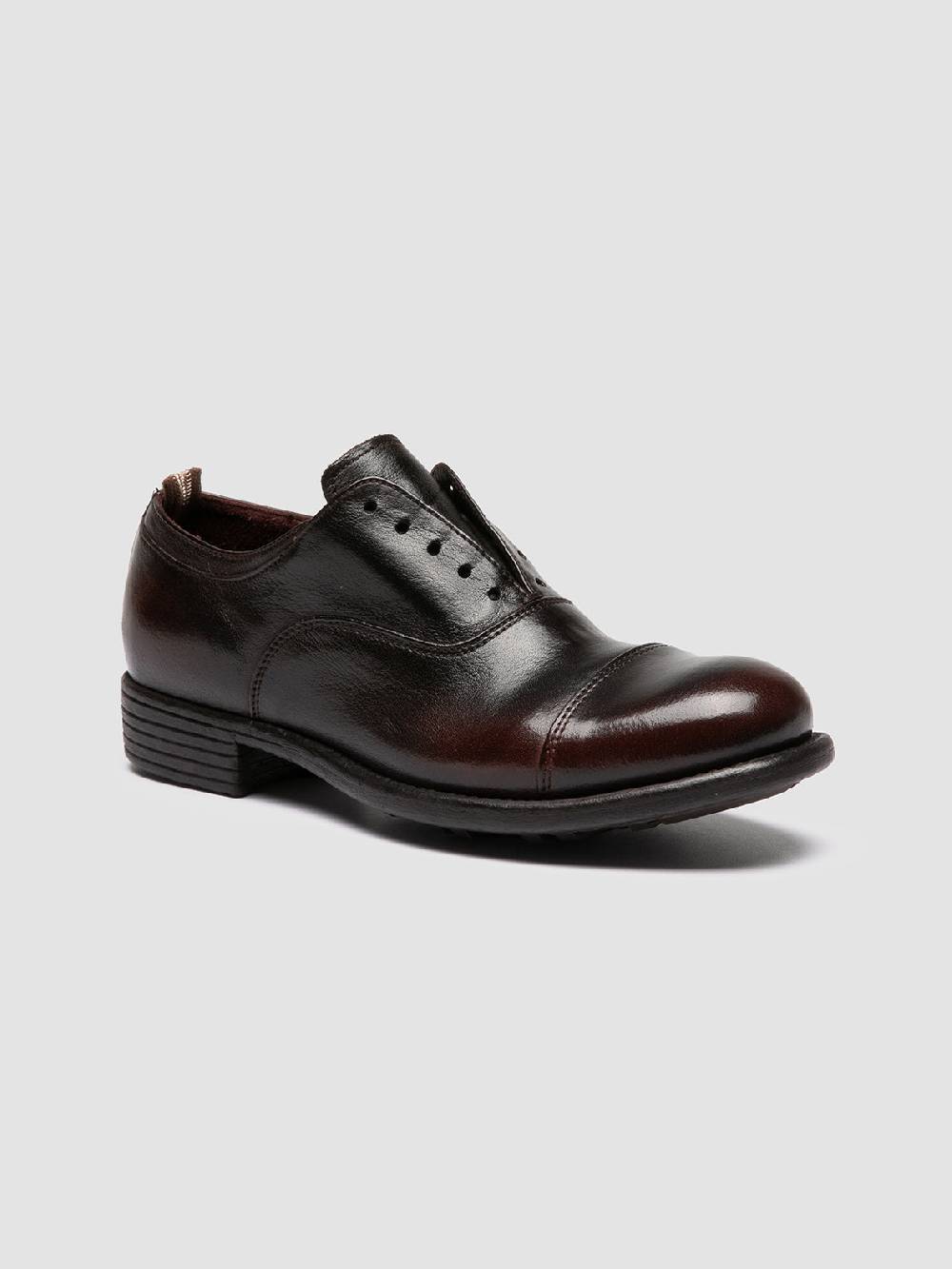 Officine Creative CALIXTE 003 Oxford in Pelle Marrone Sconto
