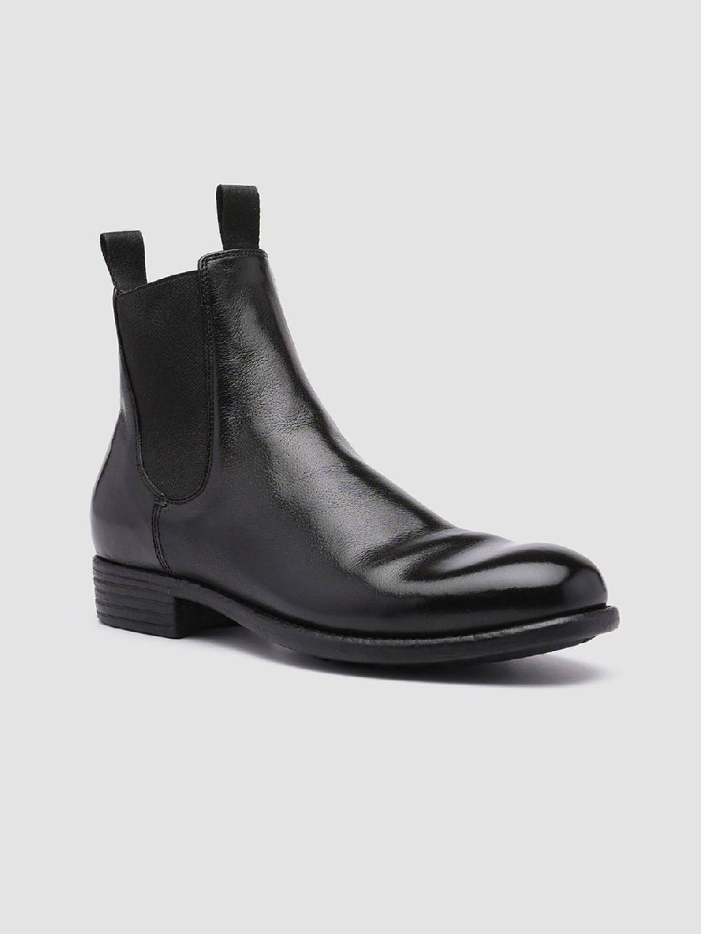 Officine Creative CALIXTE 004 Stivaletti Chelsea in Pelle Nera Offerta