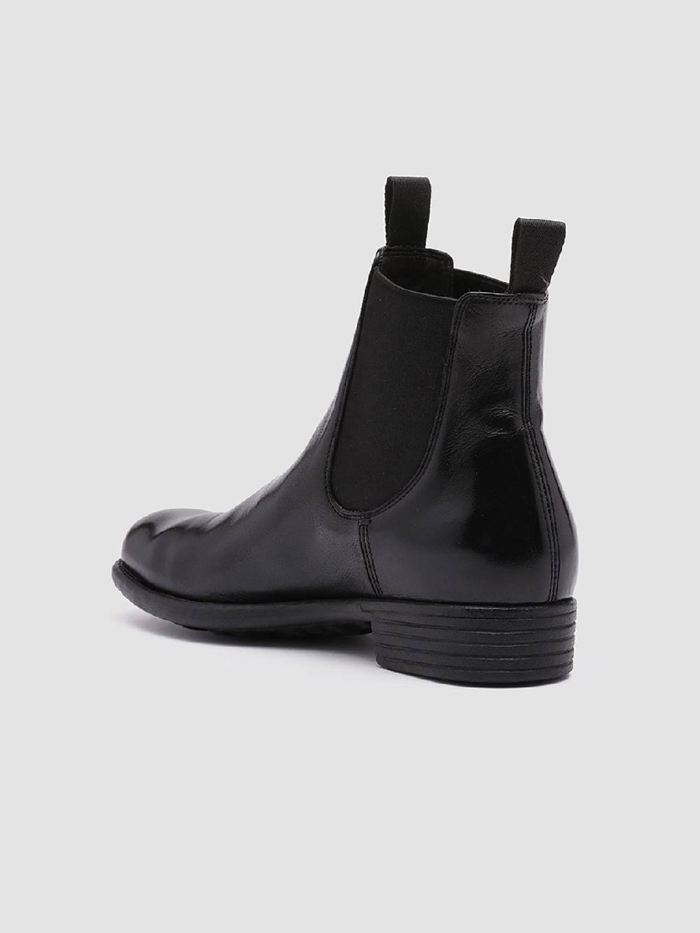 Officine Creative CALIXTE 004 Stivaletti Chelsea in Pelle Nera Offerta