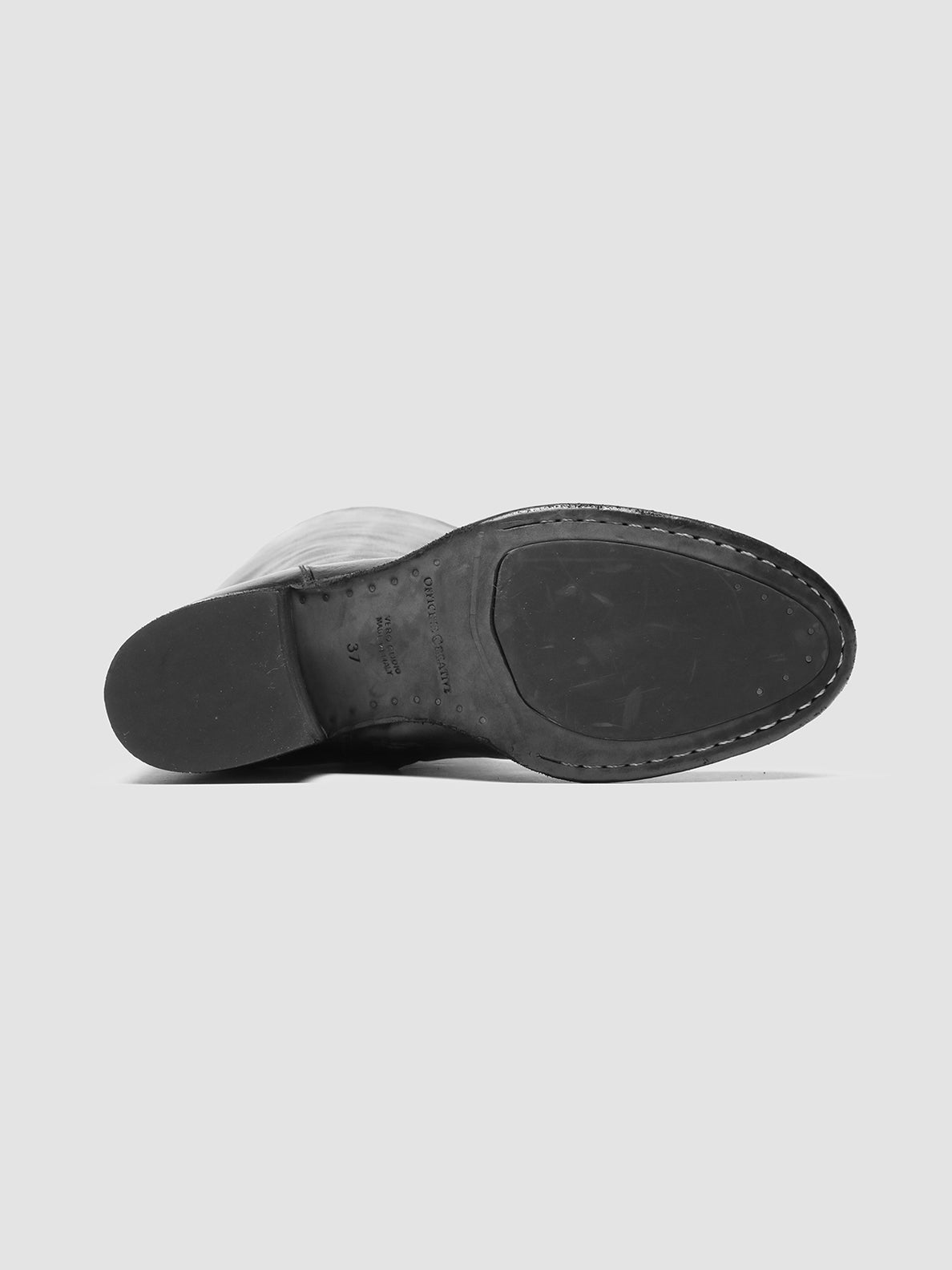 Officine Creative DENNER 116 Stivali Zip in Pelle Nera Online