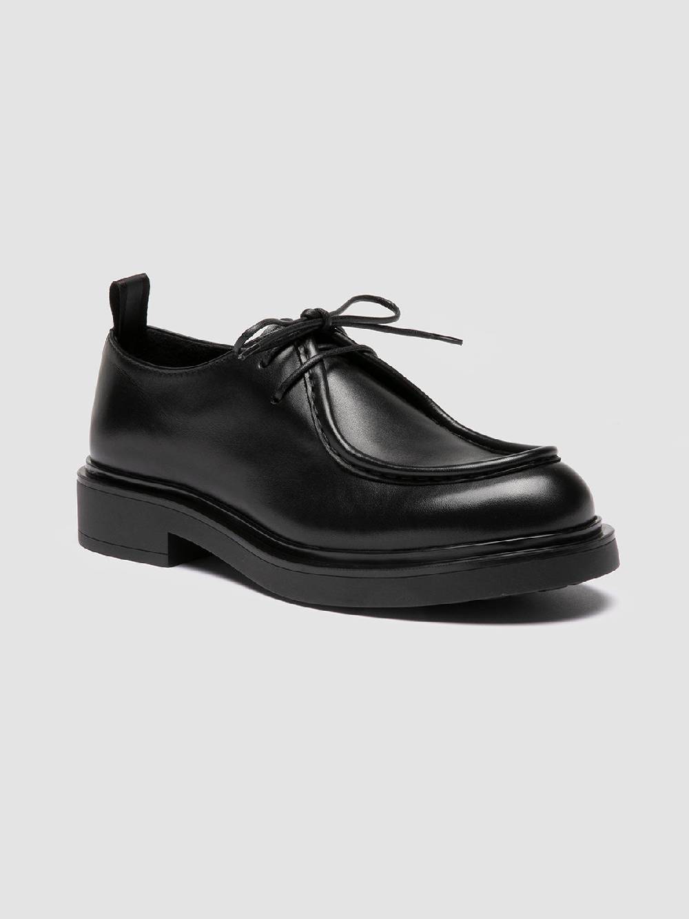 Officine Creative ENGINEER 102 Derby in Pelle Nera Offerte