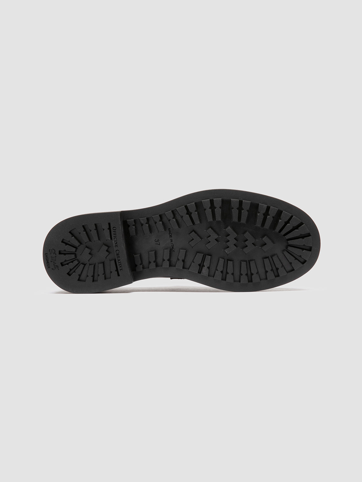 Officine Creative ENGINEER 102 Derby in Pelle Nera Offerte