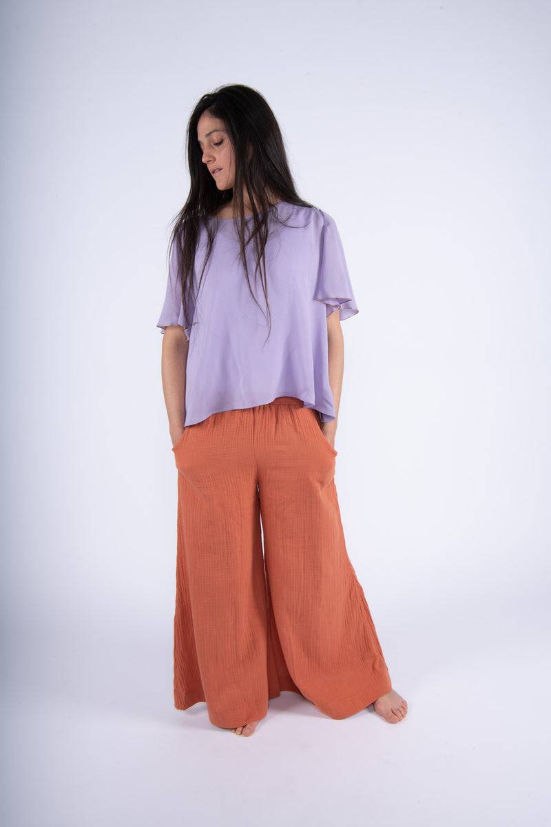 Olive E Miele BLOUSA DORA LILAC Nuovo