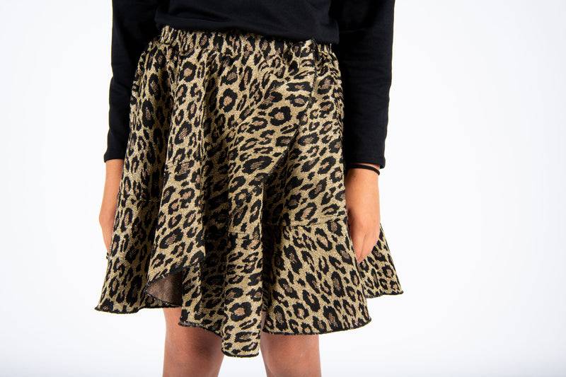 Olive E Miele GONNA BERTINA LEO LUREX Saldi Di Fabbrica