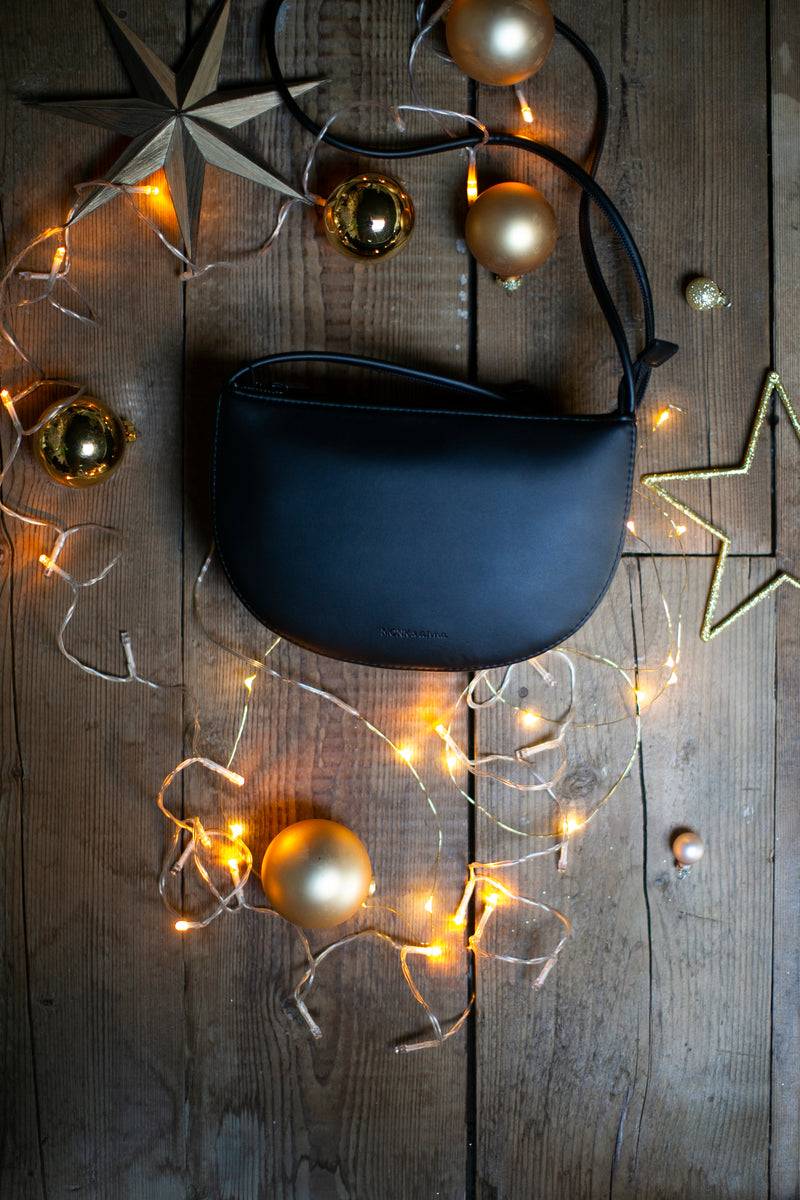 Olive E Miele HALF MOON BAG NERO Vendite Flash