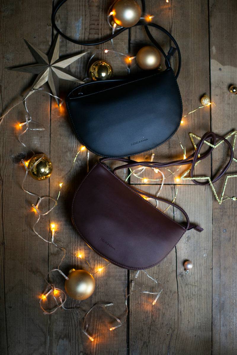 Olive E Miele HALF MOON BAG MOGANO Negozio