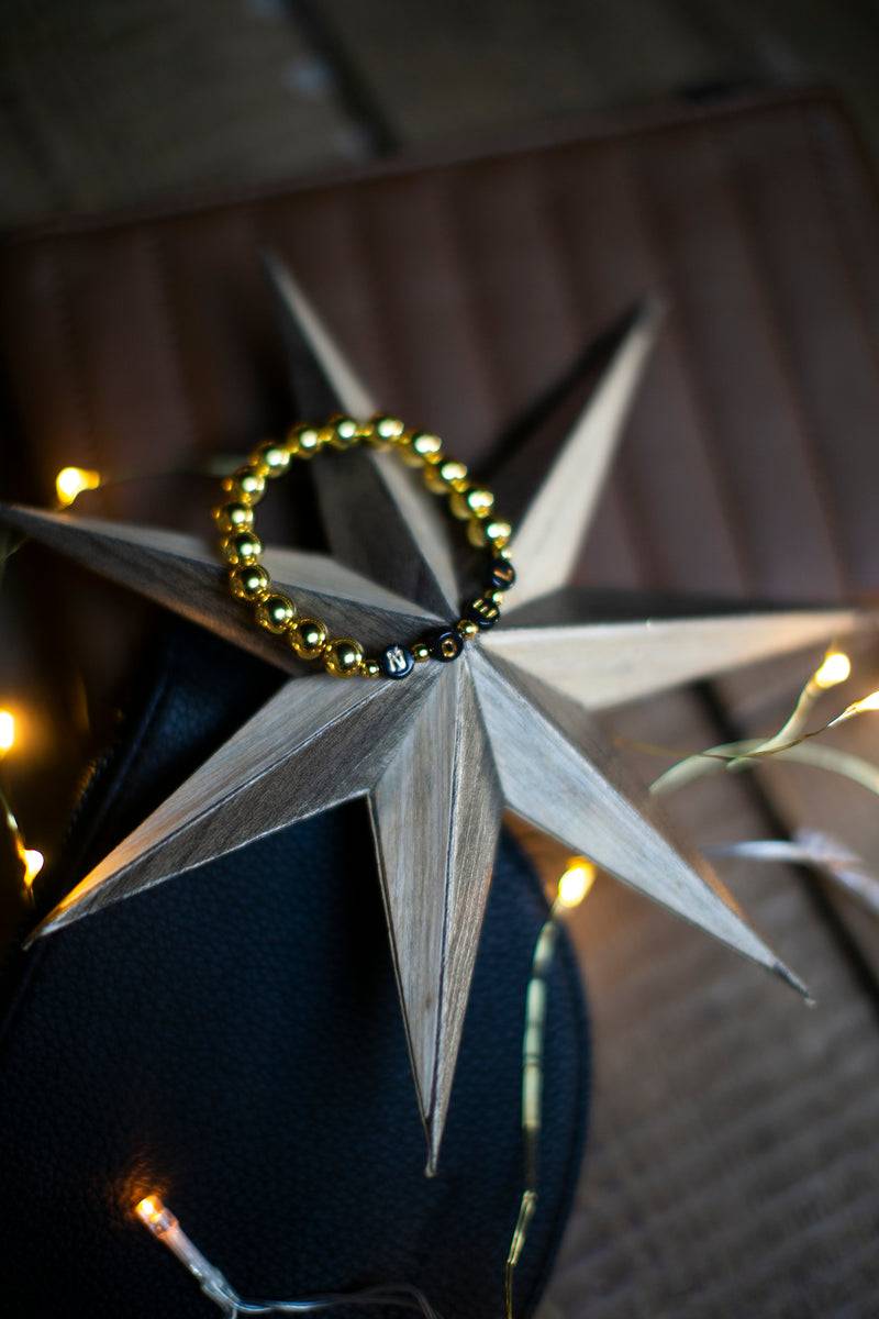 Olive E Miele BRACELET GOLD BEADS Nuova