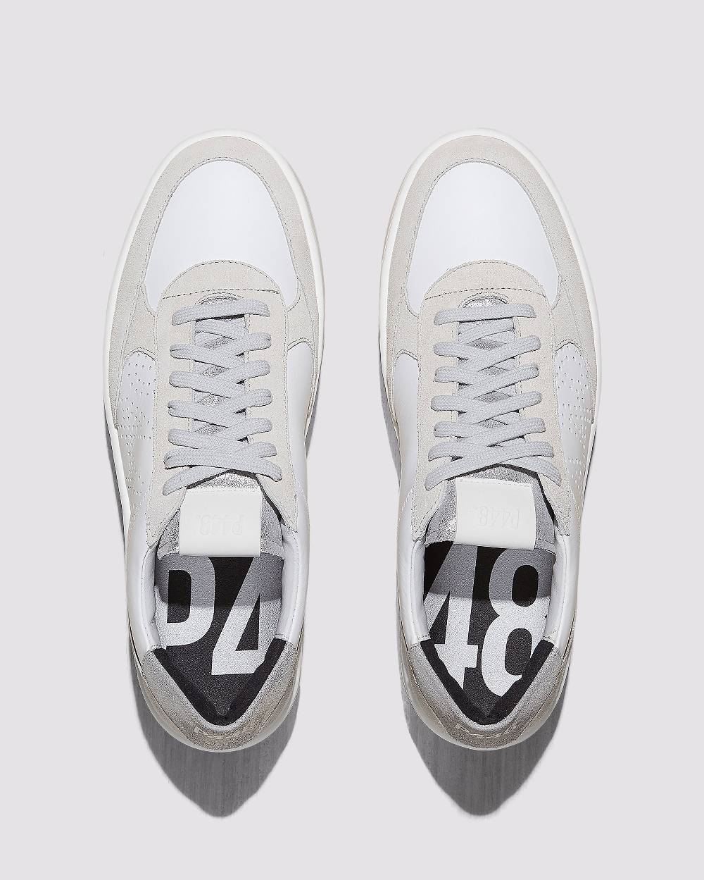 P448 Empire White/Silver Moda