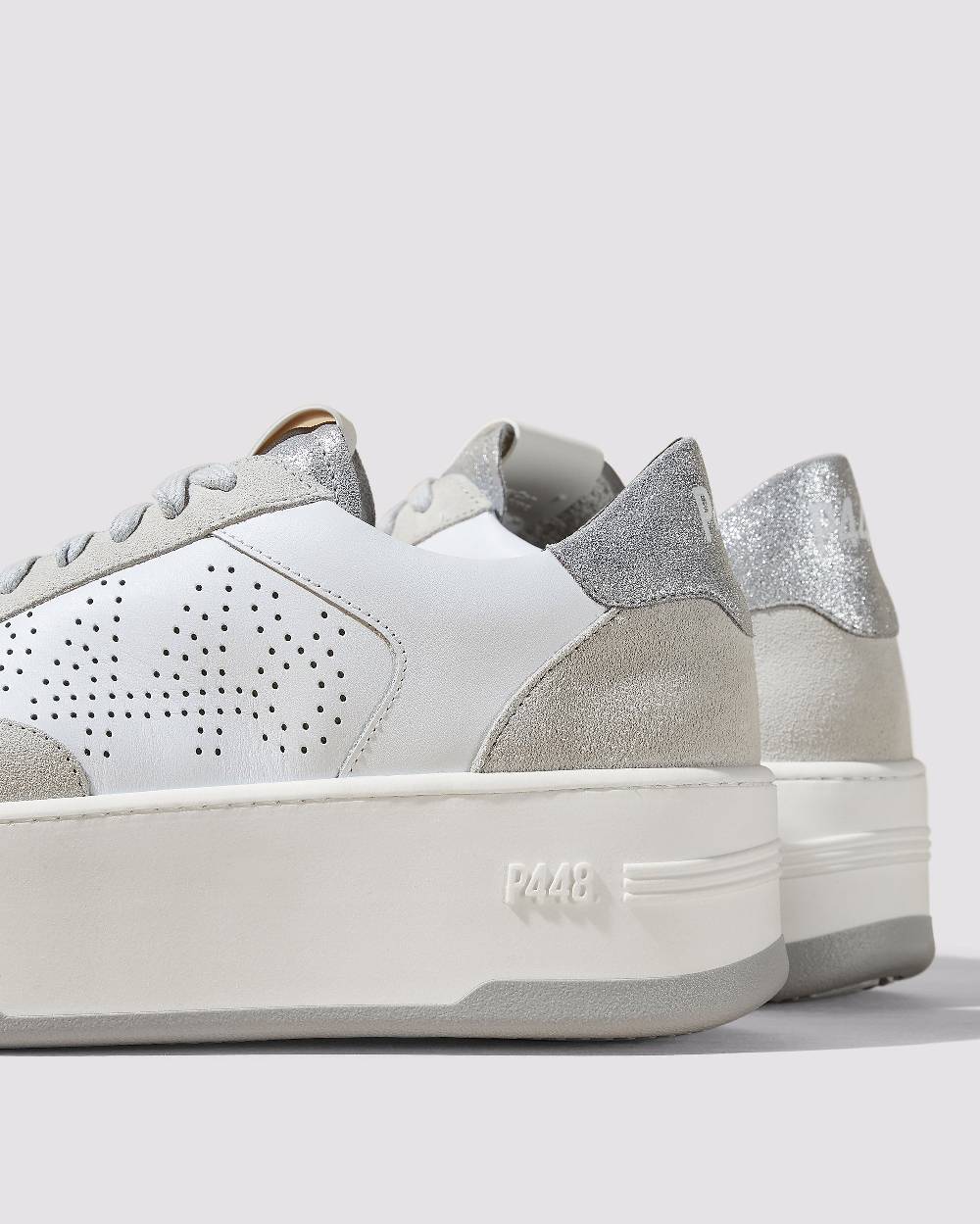 P448 Empire White/Silver Moda