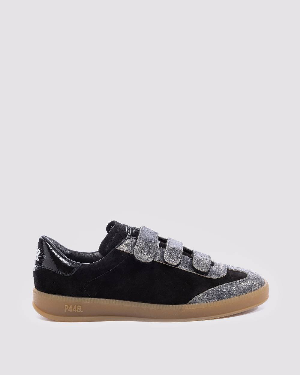 P448 Monza Velcro Black Italia