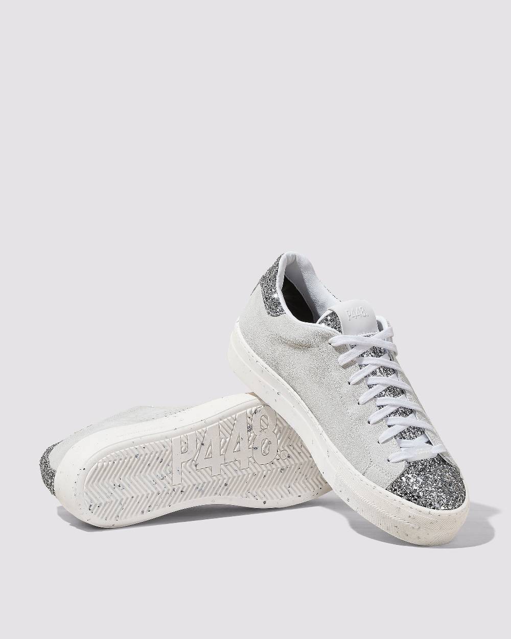 P448 Thea Recycled White/Silver Vendite Flash