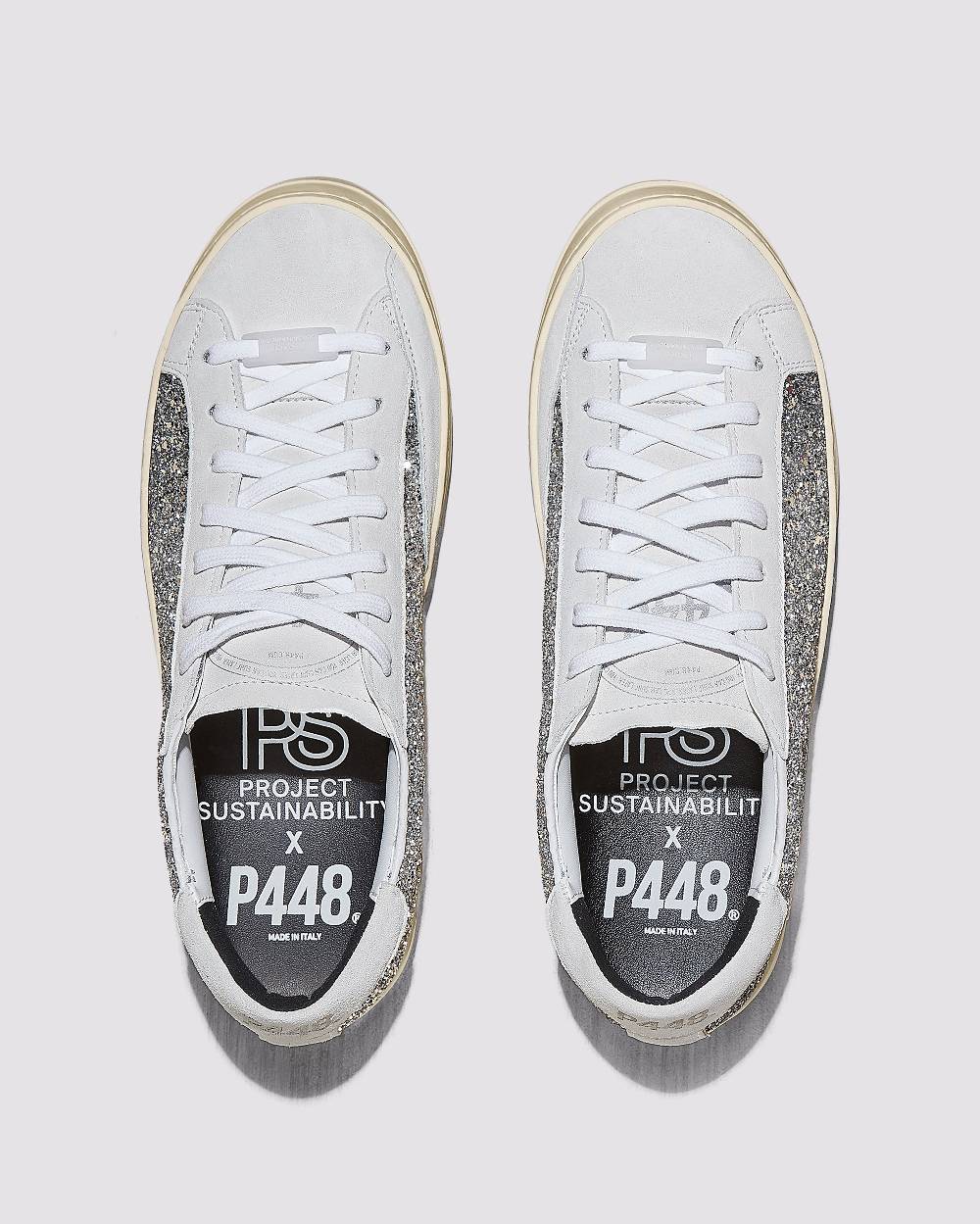 P448 John Recycled White/Silver In Saldo