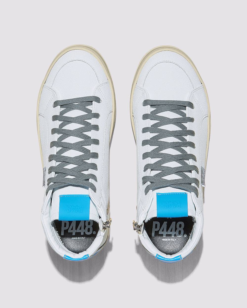 P448 Skate Recycled White/Blue Online