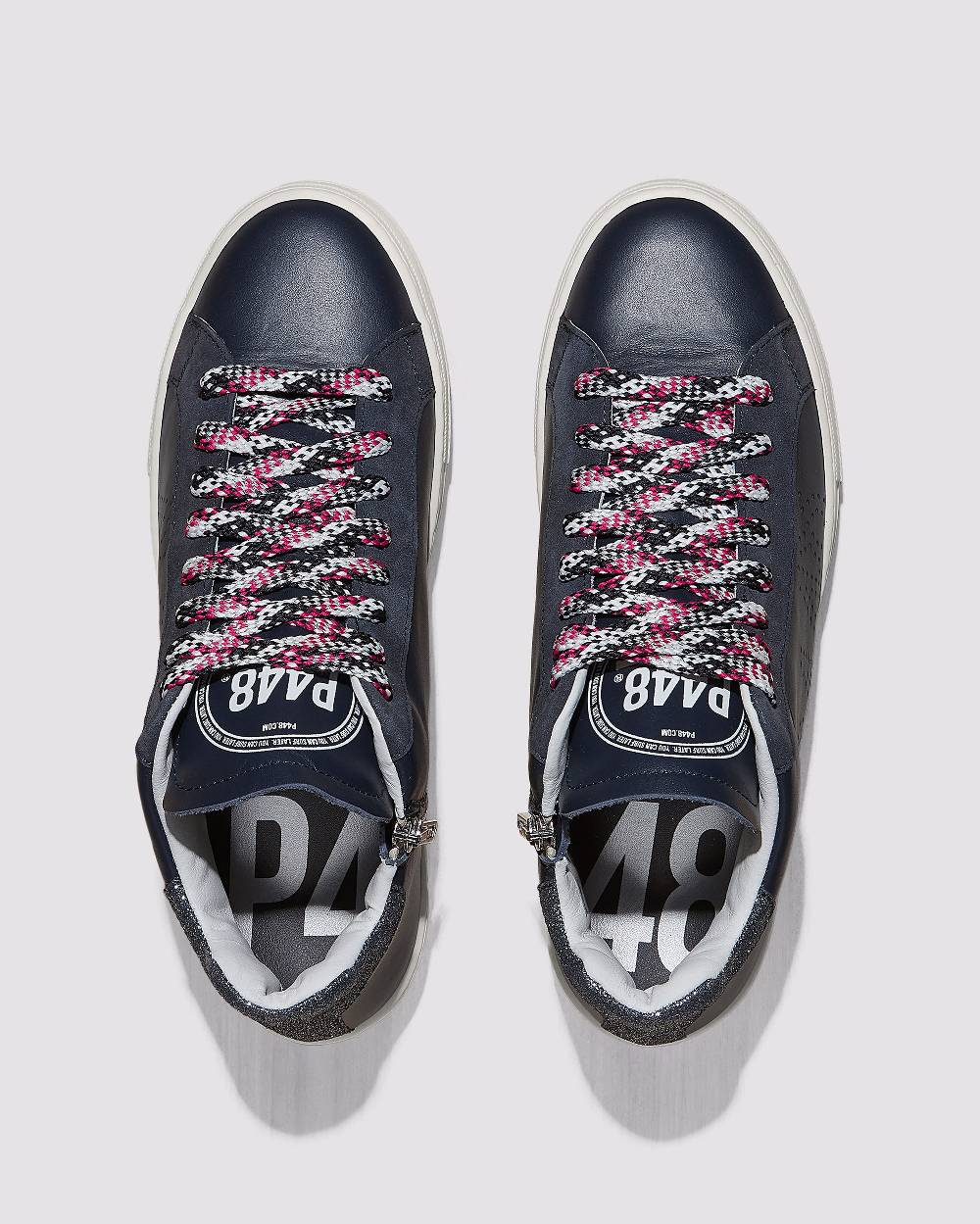 P448 Thea Mid Glitterfine/Navy Saldi Di Fabbrica