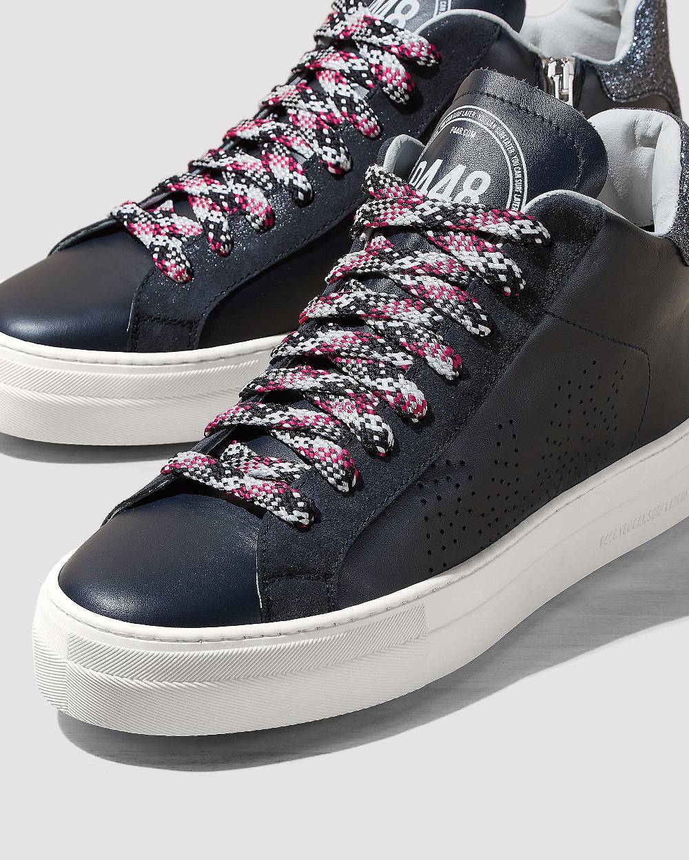 P448 Thea Mid Glitterfine/Navy Saldi Di Fabbrica