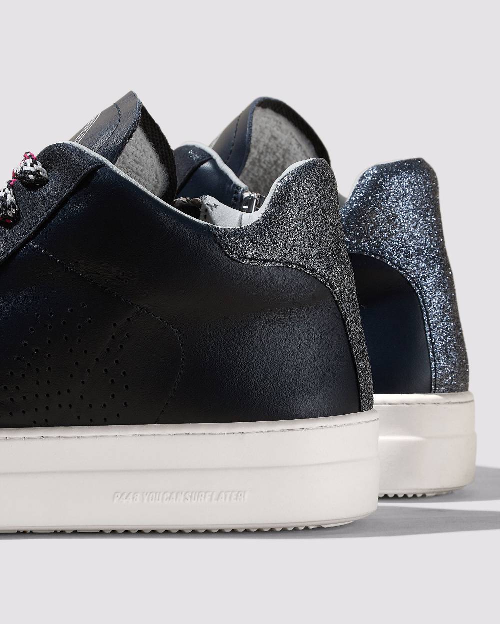 P448 Thea Mid Glitterfine/Navy Saldi Di Fabbrica