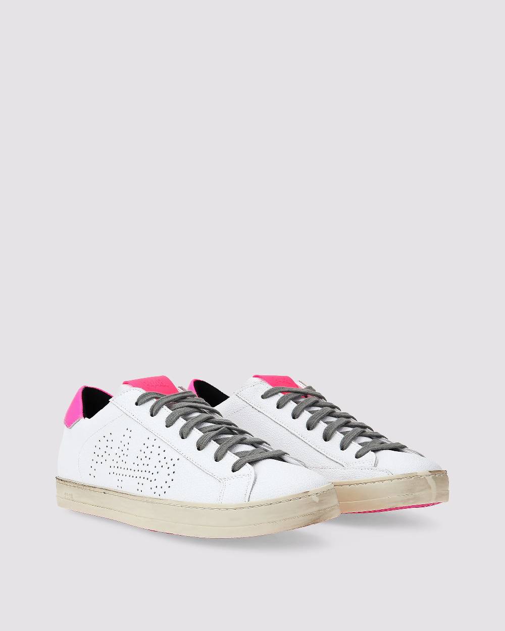P448 John Recycled White/Fuchsia In Vendita