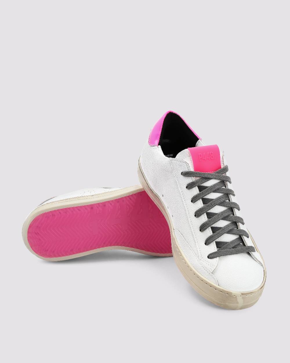 P448 John Recycled White/Fuchsia In Vendita