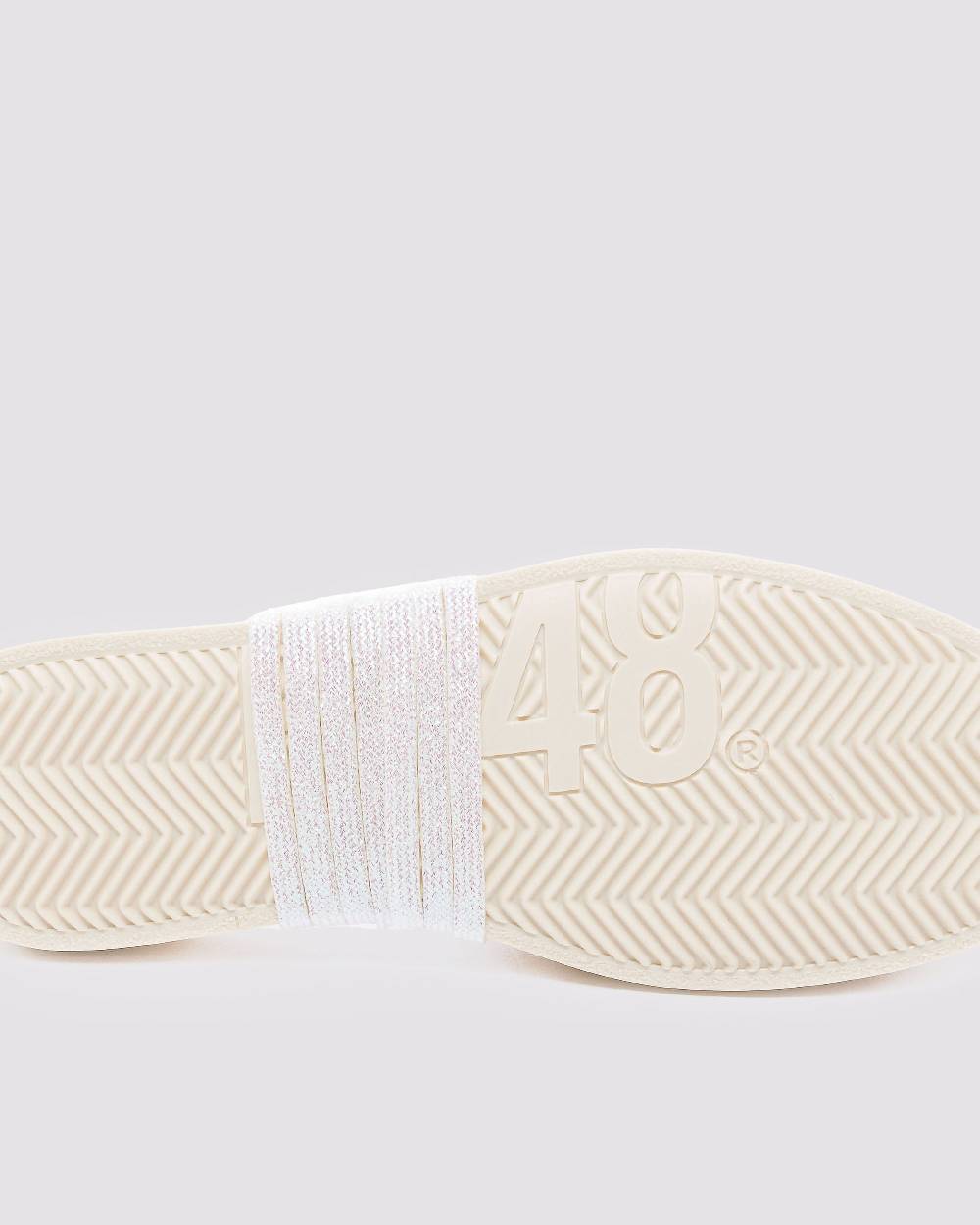 P448 Shoelaces White/Glitter Offerte