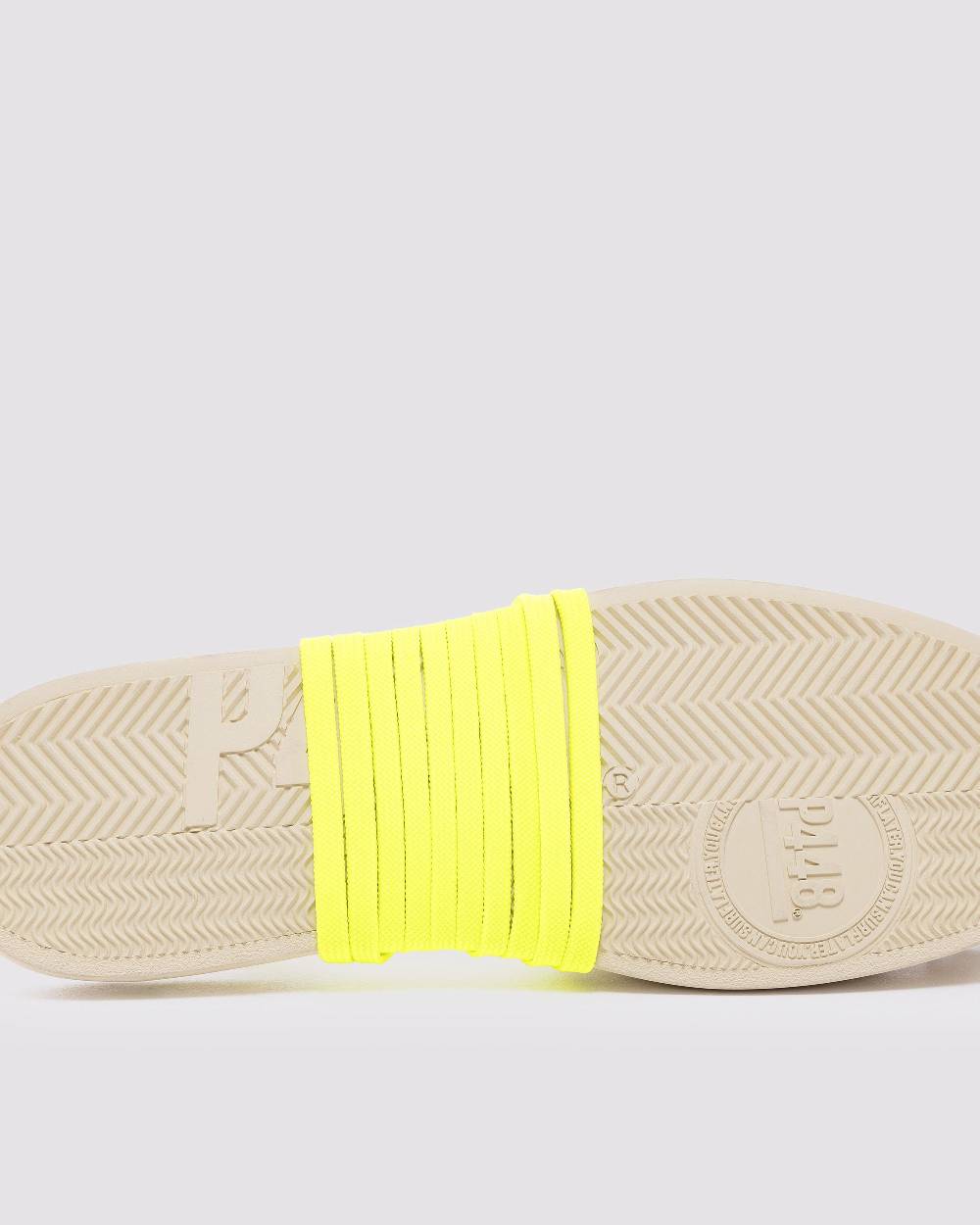 P448 Shoelaces Fluo Yellow Vendita Calda