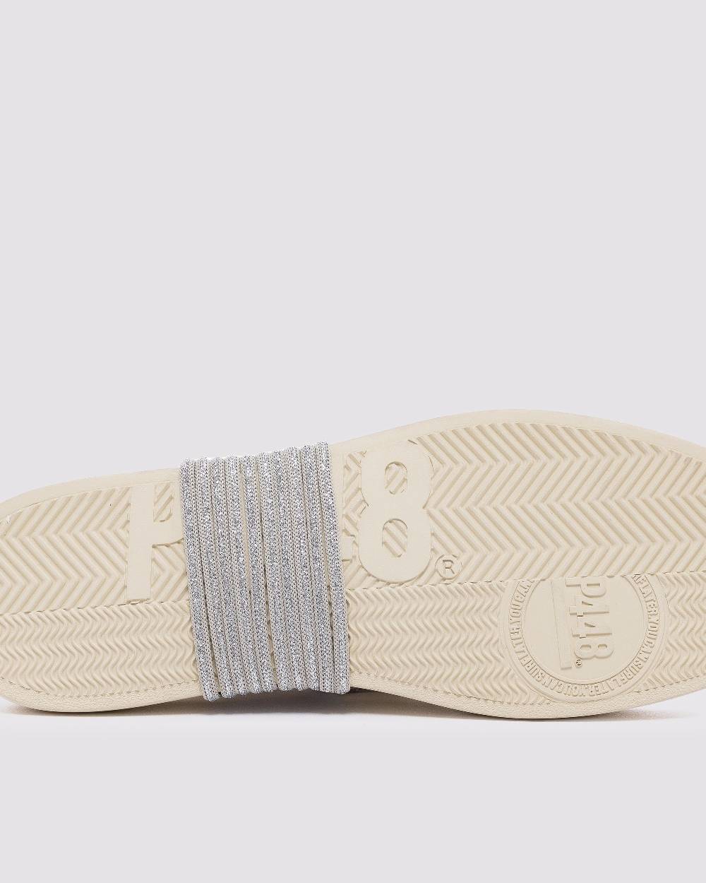 P448 Shoelaces Multi Silver Vendite Flash