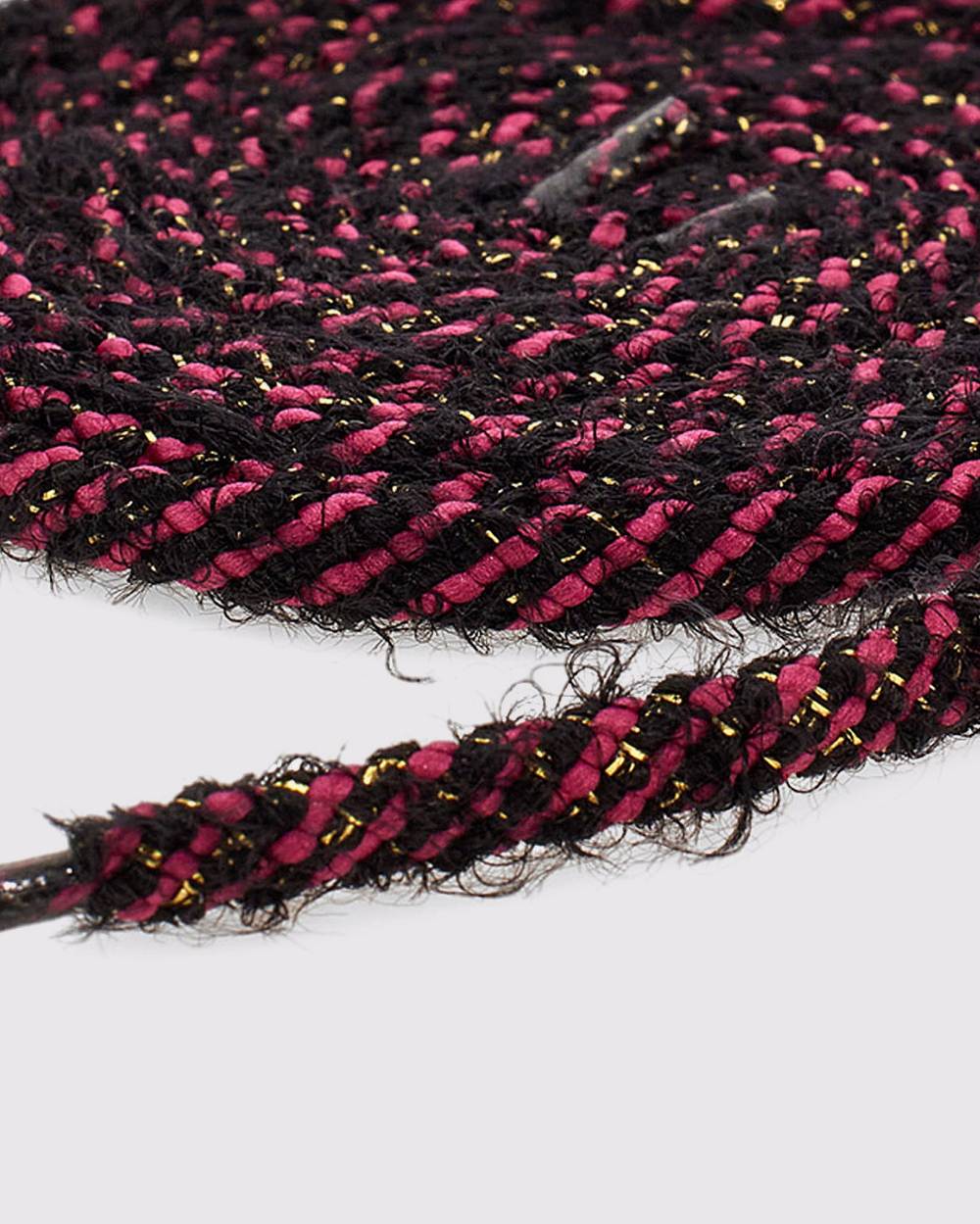 P448 Shoelaces Fuchsia/Black/Gold Nuovo