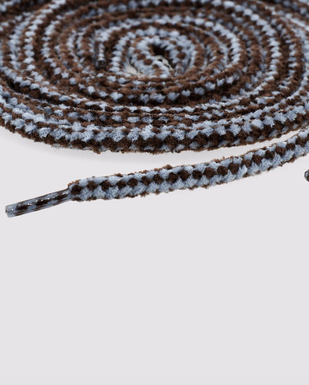 P448 Shoelaces Brown/Light Blue Vendita