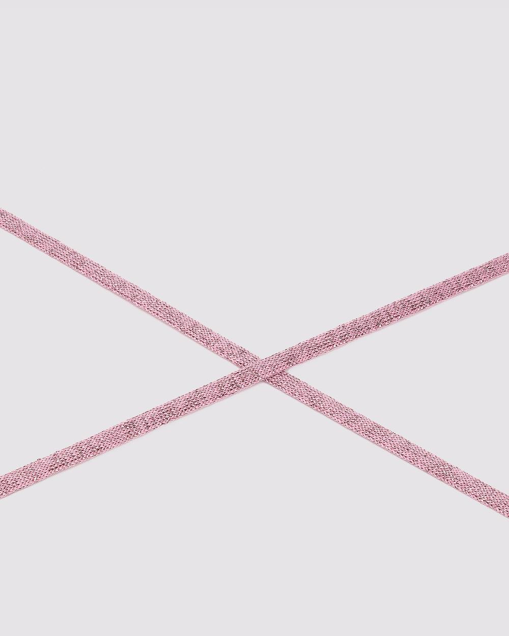 P448 Shoelaces Metallic Pink Qualità Garantita