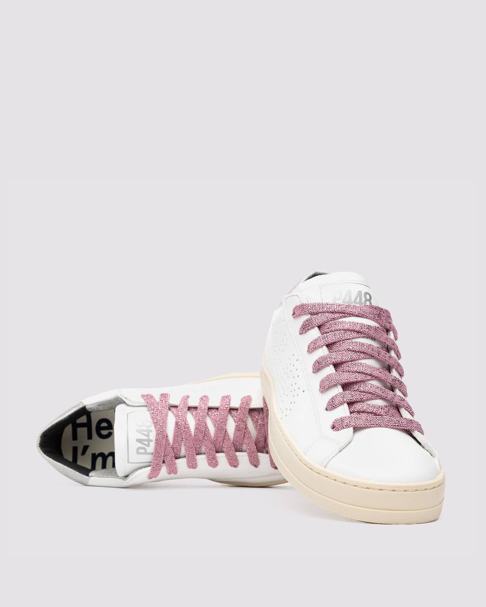 P448 Shoelaces Metallic Pink Qualità Garantita