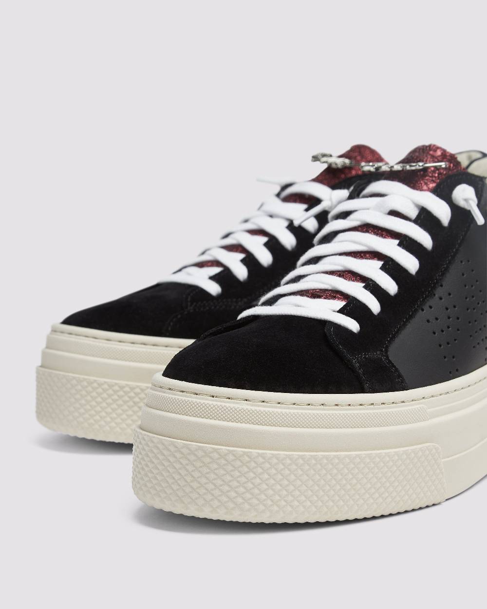 P448 Thea Platform Black/Stud Negozi Online