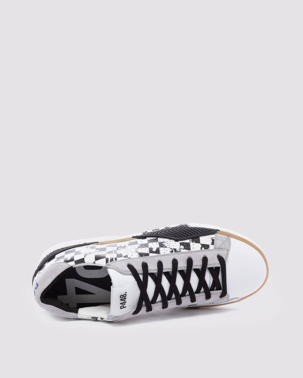 P448 Half Pipe Stained Check Saldi Di Fabbrica