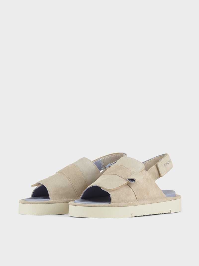 Panchic SANDALO P67 DONNA IN SUEDE E MICROFIBRA NEBBIA Shopping Online