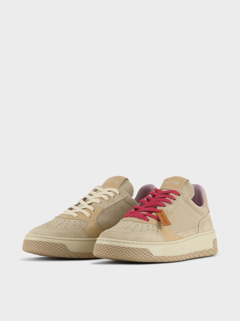 Panchic SNEAKER LOW P02 DONNA IN SUEDE E PELLE NEBBIA Outlet