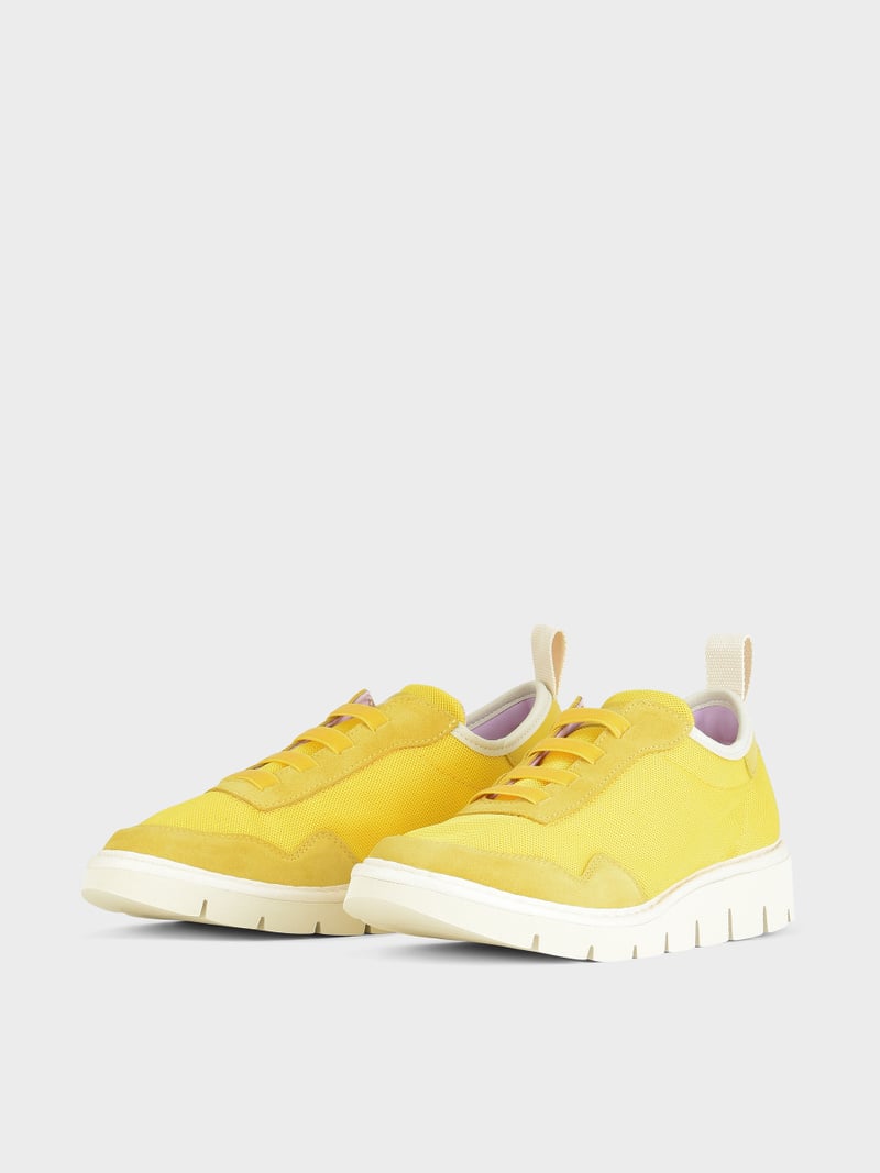 Panchic SLIP ON P05 DONNA IN MESH E SUEDE GIALLO Hotsell