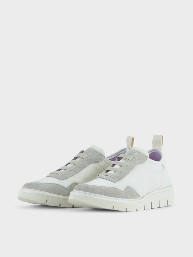 Panchic SLIP ON P05 DONNA IN NYLON E SUEDE NEBBIA I Più Venduti