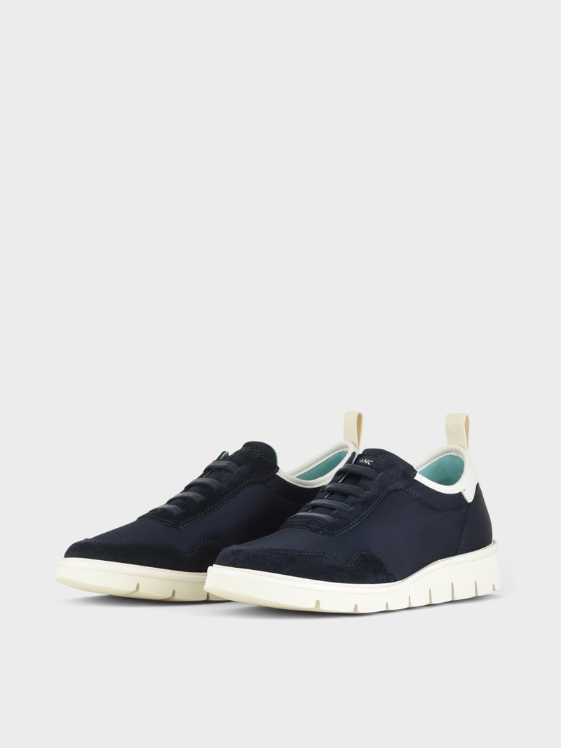 Panchic SLIP ON P05 UOMO IN NYLON E SUEDE COBALTO Prezzo Ridotto