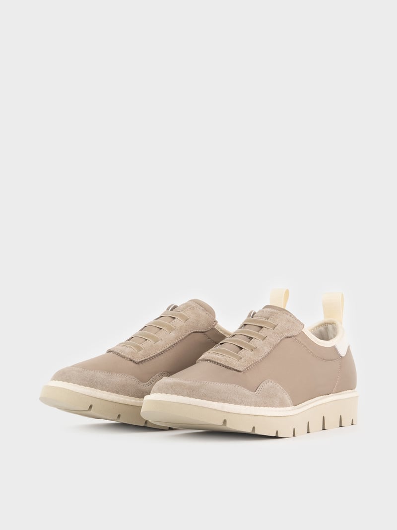 Panchic SLIP ON P05 UOMO IN NYLON E SUEDE TORTORA Convenienza