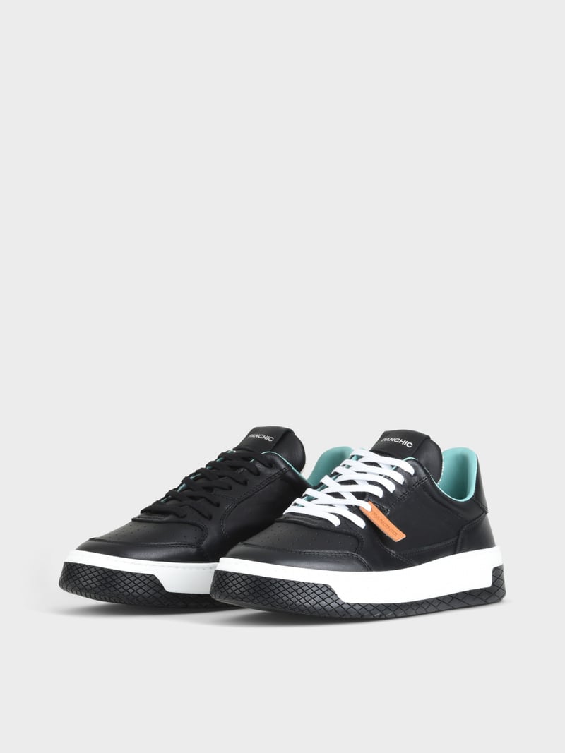 Panchic SNEAKER LOW P02 UOMO IN PELLE NERO Online