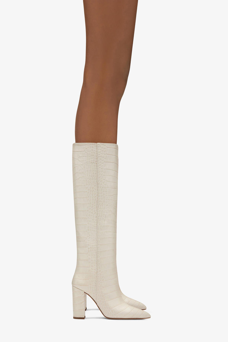 Paris Texas Block Heel Boot Consegna Veloce