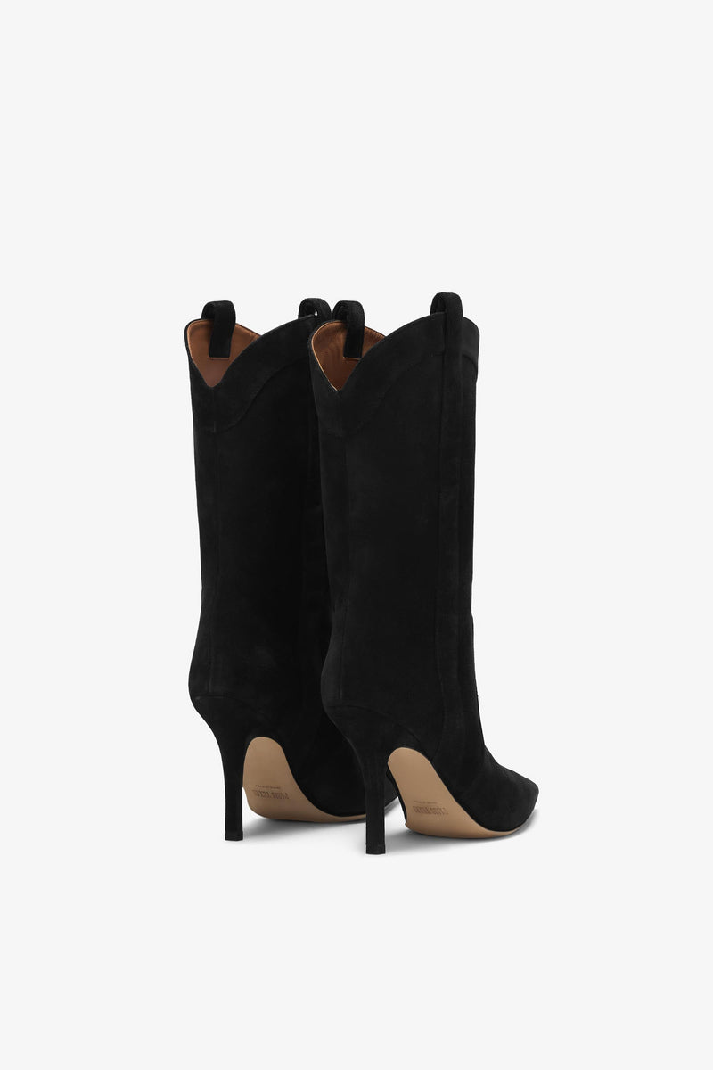 Paris Texas PALOMA MID CALF BOOT Nuovo