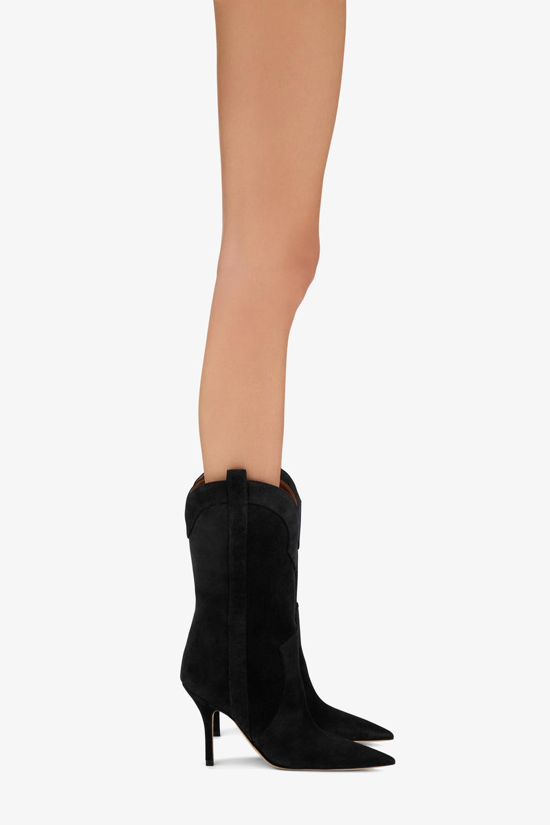Paris Texas PALOMA MID CALF BOOT Nuovo