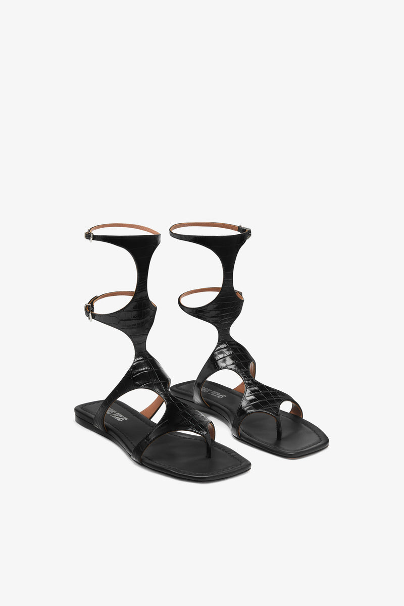 Paris Texas Uma Flat Sandal Vendita Calda