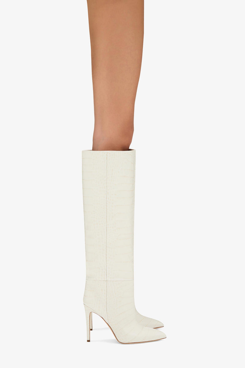 Paris Texas Stiletto Boot In Linea