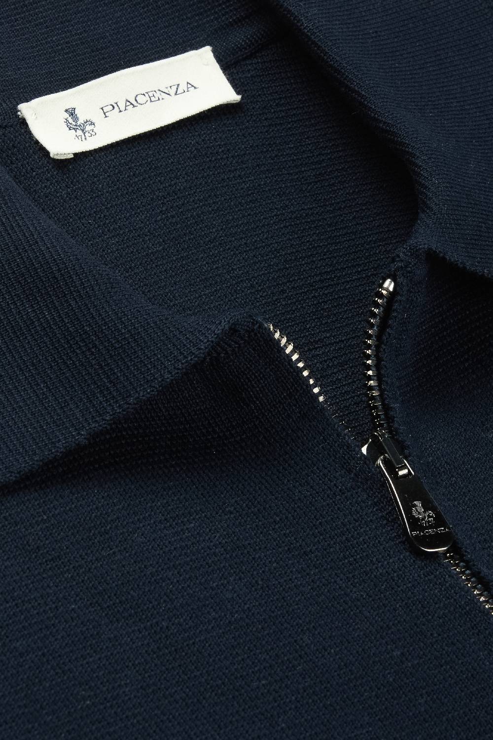 Piacenza 1733 Cardigan full zip blu Hotsell