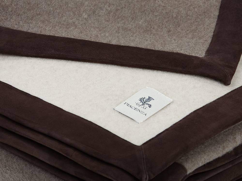 Piacenza 1733 Polluce - Coperta light brown bordata 4 lati Vendita