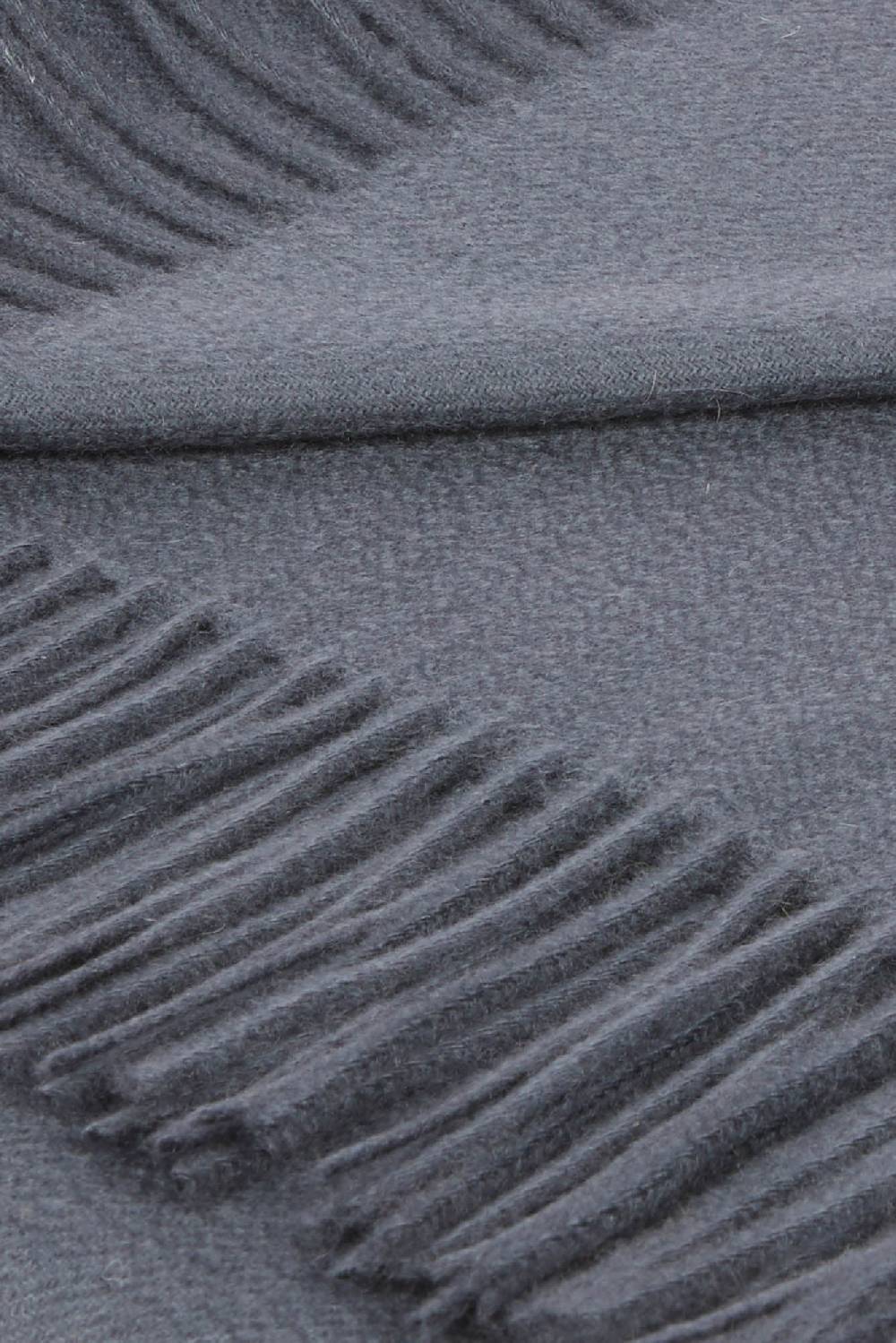 Piacenza 1733 Plaid Grigio 150x180 con Frange Arrotolate Spedizione Gratuita