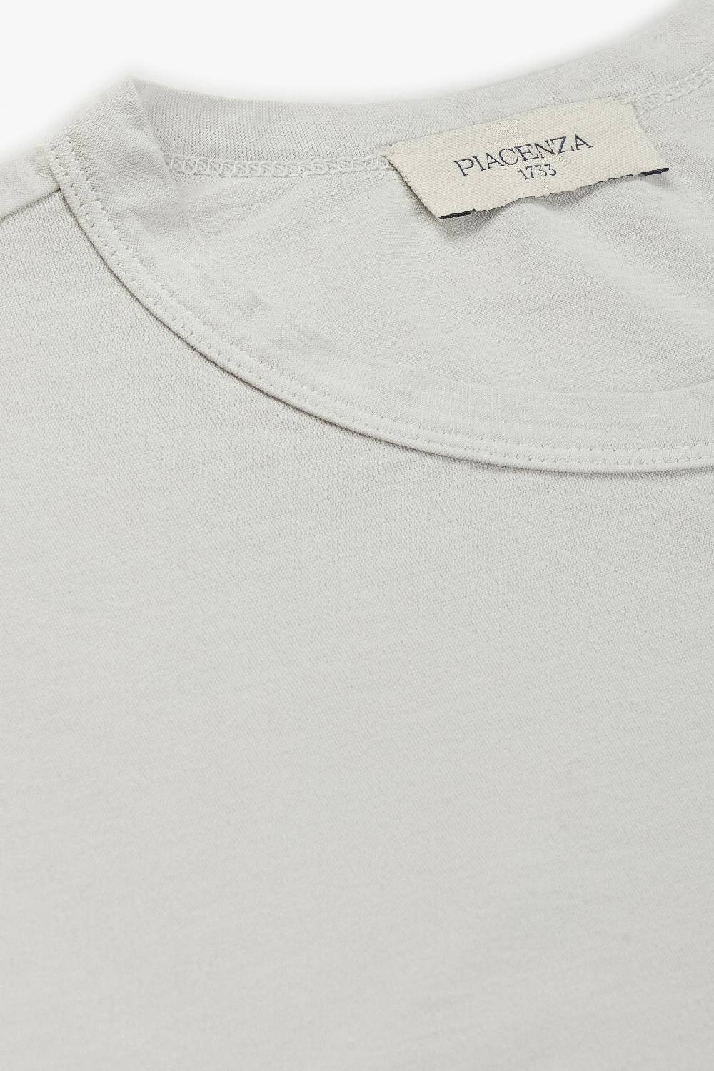 Piacenza 1733 T-shirt grigio chiaro Negozi Online