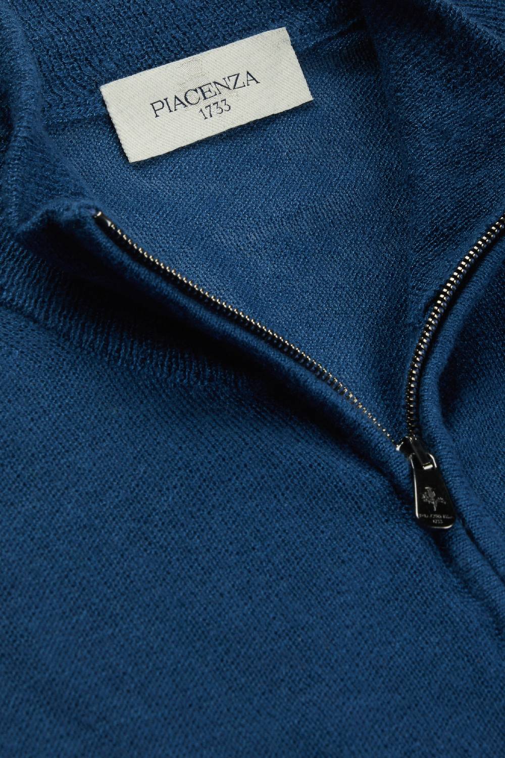 Piacenza 1733 Lupetto zip puffed blu jeans In Saldo
